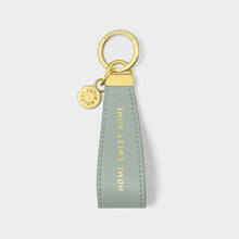 Load image into Gallery viewer, Sentiment Loop Keyring 'Home Sweet Home' - Katie Loxton