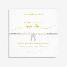 Load image into Gallery viewer, Bridal Pearl Bracelet 'Hooray For The Big Day' - Joma Jewellery