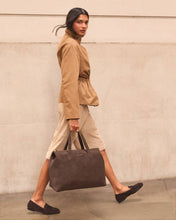 Load image into Gallery viewer, Milan Suedette Cabin Bag - Chocolate - Katie Loxton