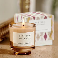 Load image into Gallery viewer, 'Festive' Sentiment Candle - Katie Loxton