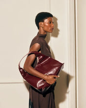 Load image into Gallery viewer, 'Laila' Patent Crackle Shoulder Bag in Cherry - Katie Loxton
