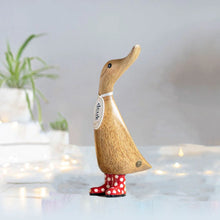 Load image into Gallery viewer, DCUK Duckling In Spotty Boots - Red