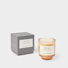 Load image into Gallery viewer, Sentiment Candle 'Relax' English Pear & White Tea - Katie Loxton
