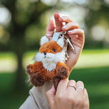 Load image into Gallery viewer, 'Autumn' Fox Plush Character Keyring - Wrendale Designs