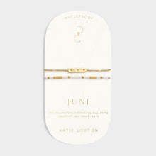 Load image into Gallery viewer, Birthstone Bracelet 'June' - Katie Loxton