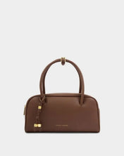 Load image into Gallery viewer, 'Hadley' Bowling Bag in Dark Chocolate - Katie Loxton