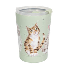 Load image into Gallery viewer, 'Feline Friends' Cat Thermal Travel Cup - Wrendale designs