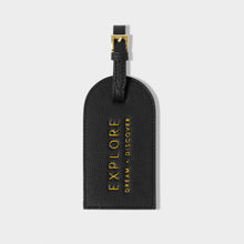 Load image into Gallery viewer, Sentiment Luggage Tag 'Explore, Dream, Discover' - Katie Loxton