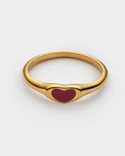 Load image into Gallery viewer, Rouge Waterproof Gold Heart Ring