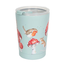 Load image into Gallery viewer, 'Fairy Ring' Mouse And Hedgehog Thermal Travel Cup - Wrendale designs