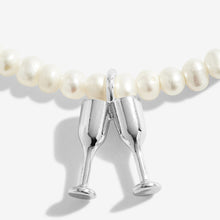 Load image into Gallery viewer, Bridal Pearl Bracelet 'Hooray For The Big Day' - Joma Jewellery