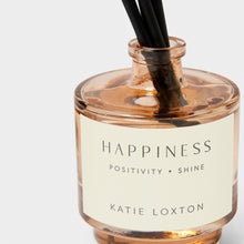 Load image into Gallery viewer, Sentiment Reed Diffuser 'Happiness' Fresh Linen & White Lily - Katie Loxton