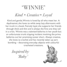 Load image into Gallery viewer, 'Winnie' Elephant Plush - Wrendale Designs