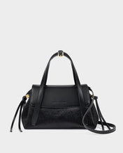 Load image into Gallery viewer, Alyssa Faux Pony Top Handle Bag Black - Katie Loxton
