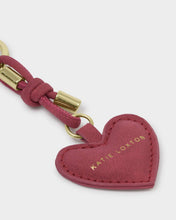 Load image into Gallery viewer, Gift Boxed Suedette Keyring - Raspberry Pink - Katie Loxton