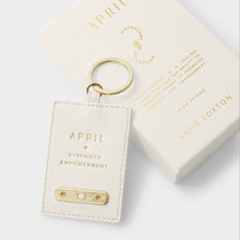Load image into Gallery viewer, Birthstone Keyring 'April' - Katie Loxton