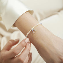 Load image into Gallery viewer, Bridal Pearl Bracelet 'Hooray For The Big Day' - Joma Jewellery