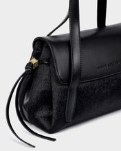 Load image into Gallery viewer, Alyssa Faux Pony Top Handle Bag Black - Katie Loxton