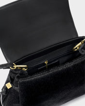 Load image into Gallery viewer, Alyssa Faux Pony Top Handle Bag Black - Katie Loxton