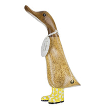 Load image into Gallery viewer, DCUK Duckling In Spotty Boots - Yellow