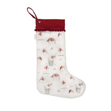 Load image into Gallery viewer, 'Season's Tweetings' Robin Christmas Stocking - Wrendale Designs
