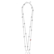 Load image into Gallery viewer, Pebble Necklace Double Chain Long/Short - Joma Jewellery