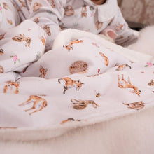 Load image into Gallery viewer, 'Little Forest' Woodland Animal Baby Blanket