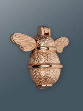 Load image into Gallery viewer, Brass Bumble Bee Doorknocker - Rose Gold Finish