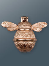 Load image into Gallery viewer, Brass Bumble Bee Doorknocker - Rose Gold Finish