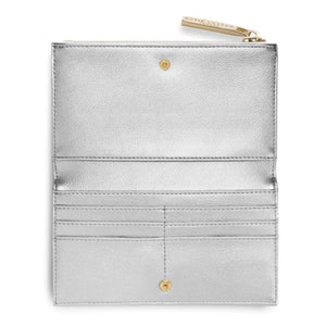 Alise Fold Out Purse - Silver