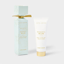 Load image into Gallery viewer, Christmas Hand Cream &#39;Wonderful Mum&#39; Sweet Almond &amp; Vanilla Flower - Katie Loxton
