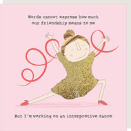 'Friendship Dance' Birthday Card - Rosie Made A Thing