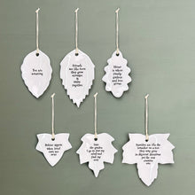 Load image into Gallery viewer, Porcelain Leaf &#39;Into the garden I go&#39; - East Of India
