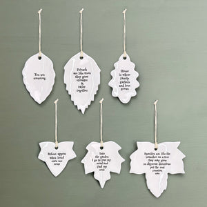 Porcelain Leaf 'Into the garden I go' - East Of India