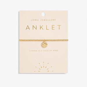 Golden Sun Anklet - Joma Jewellery