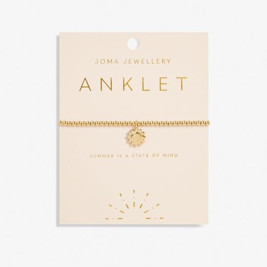 Golden Sun Anklet - Joma Jewellery