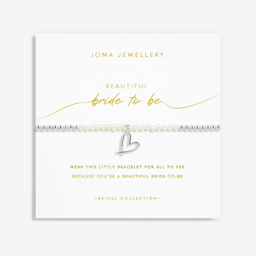 Bridal Pearl Bracelet 'Bride To Be' - Joma Jewellery