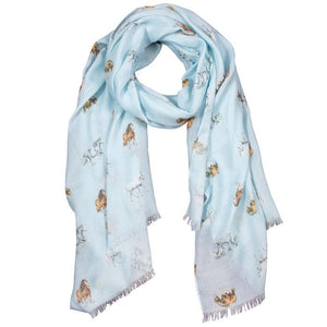 'Feathers & Forelocks' Horse Scarf - Wrendale Designs