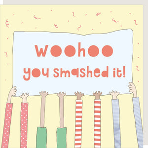 'Smashed It!' Greeting Card - Rosie Made A Thing