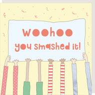 'Smashed It!' Greeting Card - Rosie Made A Thing