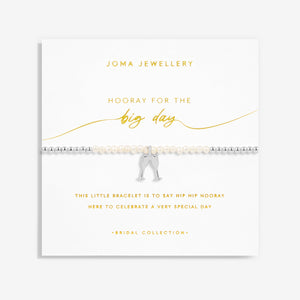 Bridal Pearl Bracelet 'Hooray For The Big Day' - Joma Jewellery