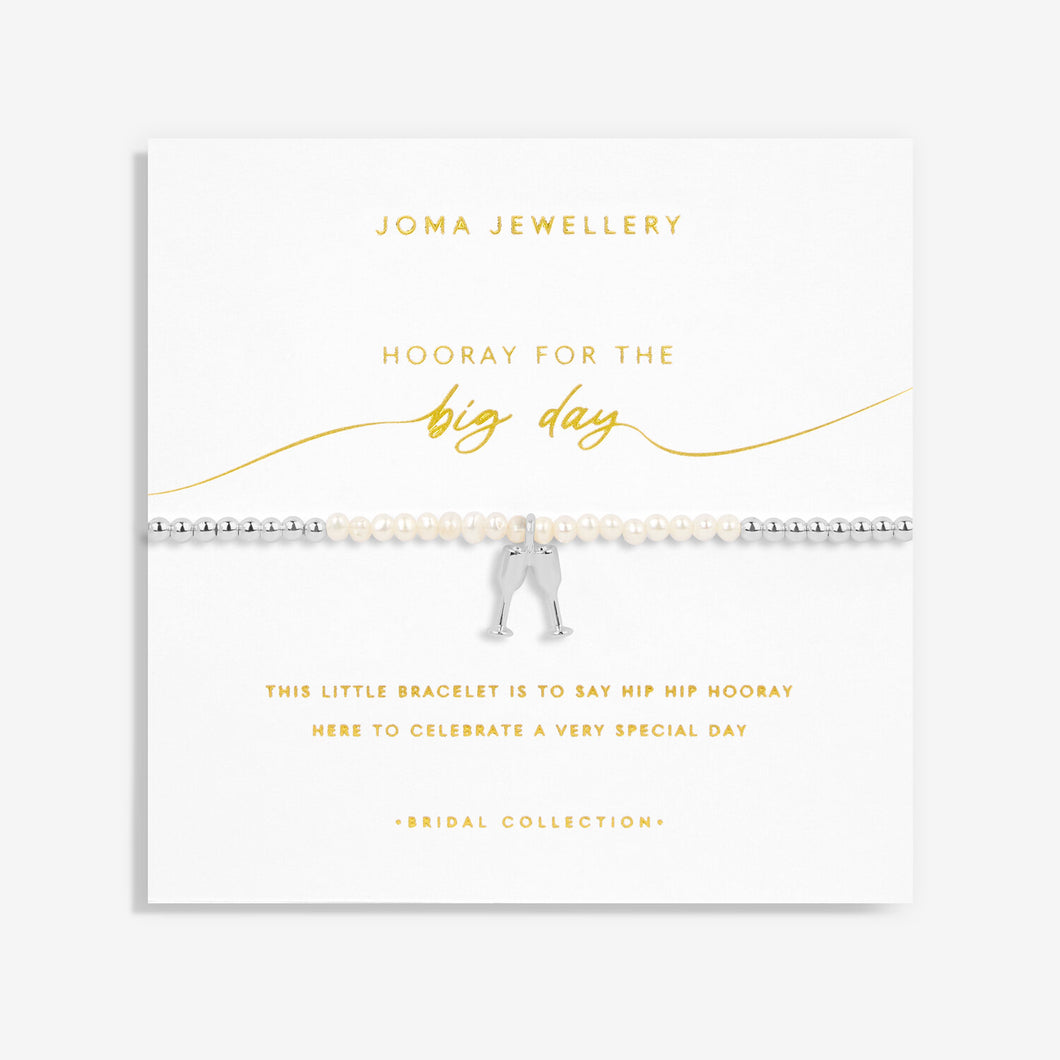 Bridal Pearl Bracelet 'Hooray For The Big Day' - Joma Jewellery