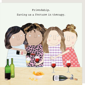 'Therapy' Greeting Card - Rosie Made A Thing