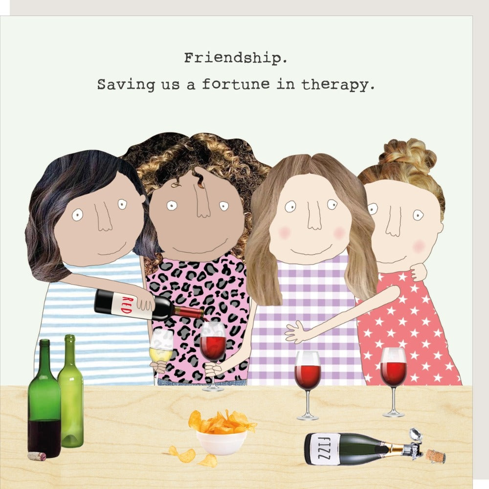 'Therapy' Greeting Card - Rosie Made A Thing