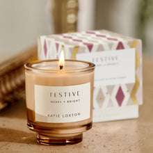 Load image into Gallery viewer, &#39;Festive&#39; Sentiment Candle - Katie Loxton
