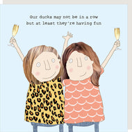 'Ducks In A Row' Birthday Card - Rosie Made A Thing