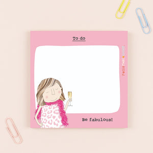 'Be Fabulous' Sticky Jots Pad - Rosie Made A Thing