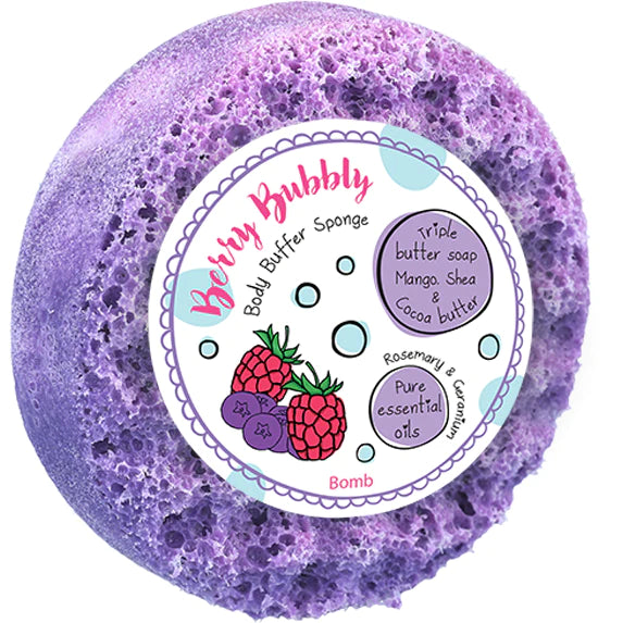 Berry Bubbly Body Buffer - Bomb Cosmetics