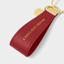 Load image into Gallery viewer, &#39;Fabulous Friend&#39; Sentiment Loop Keyring - Katie Loxton
