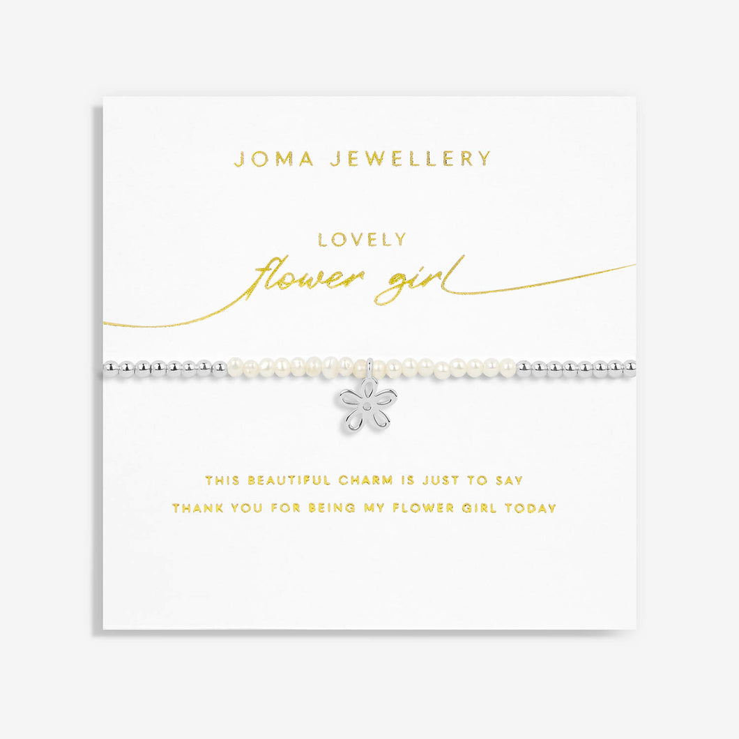 Children's Bridal Pearl Bracelet 'Lovely Flower Girl' - Joma Jewellery